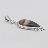 Polychrome Jasper Silver Pendants