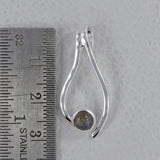 Rainbow Moonstone Silver Pendant