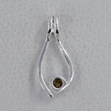 Rainbow Moonstone Silver Pendant