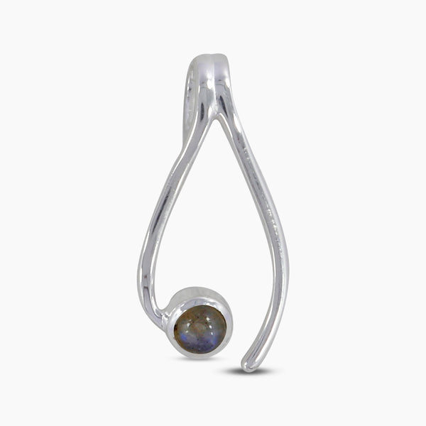 Rainbow Moonstone Silver Pendants