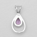 Amethyst Silver Pendants