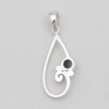 925 Sterling Silver Tourmaline Pendants