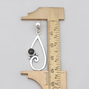 925 Sterling Silver Tourmaline Pendants