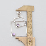 Garnet Silver Pendants