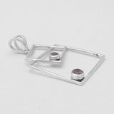 Garnet Silver Pendants