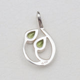 925 Sterling Silver Blue Topaz Pendants