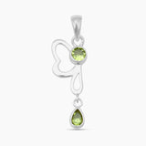 925 Sterling Silver Peridot Pendants