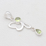 925 Sterling Silver Peridot Pendants