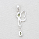 925 Sterling Silver Peridot Pendants