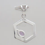 Amethyst Silver Pendants