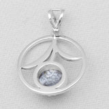 Dendritic Opal Silver Pendants