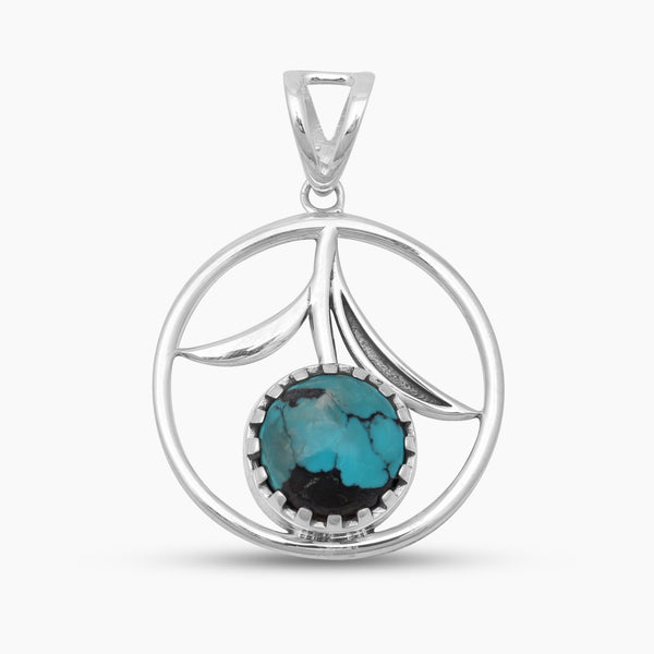 Turquoise Silver Pendants