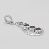 925 Silver Red Coral Pendants