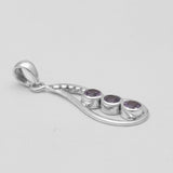 925 Silver Red Coral Pendants