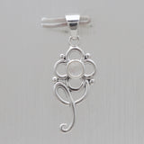 Green Peridot Sterling Silver Minimalist Pendants