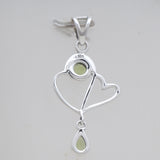 925 Sterling Silver Peridot Pendants