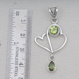 925 Sterling Silver Peridot Pendants