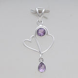 925 Sterling Silver Peridot Pendants