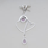 925 Sterling Silver Peridot Pendants