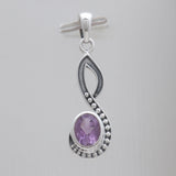 925 Sterling Silver Red Garnet Pendants