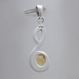 925 Sterling Silver Red Garnet Pendants