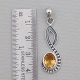 925 Sterling Silver Red Garnet Pendants