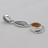 925 Sterling Silver Red Garnet Pendants