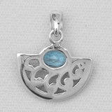 925 Sterling Silver Garnet Pendants