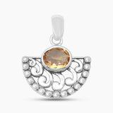 925 Sterling Silver Garnet Pendants