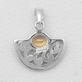 925 Sterling Silver Garnet Pendants