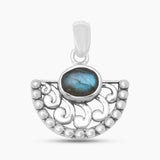 925 Sterling Silver Garnet Pendants