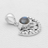 925 Sterling Silver Garnet Pendants