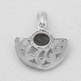 925 Sterling Silver Garnet Pendants