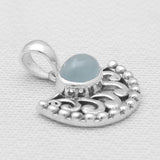 925 Sterling Silver Garnet Pendants