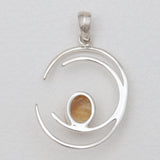 Citrine Silver Pendants