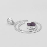 Amethyst Silver Pendants