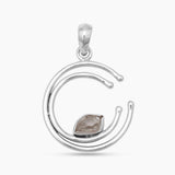 Herkimer Quartz Silver Pendants