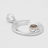 Herkimer Quartz Silver Pendants