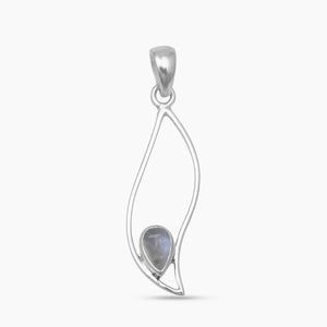 Blue Topaz Silver Pendants