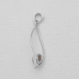 Blue Topaz Silver Pendants