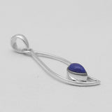Blue Topaz Silver Pendants