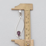 Blue Topaz Silver Pendants
