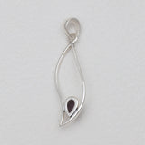 Blue Topaz Silver Pendants