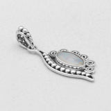 925 Silver Rainbow Moonstone Pendants