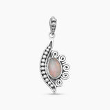 925 Silver Rainbow Moonstone Pendants