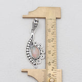 925 Silver Rainbow Moonstone Pendants