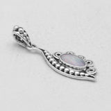 925 Silver Rainbow Moonstone Pendants