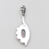 925 Silver Rainbow Moonstone Pendants