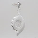 925 Silver Rainbow Moonstone Pendants