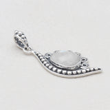 925 Silver Rainbow Moonstone Pendants